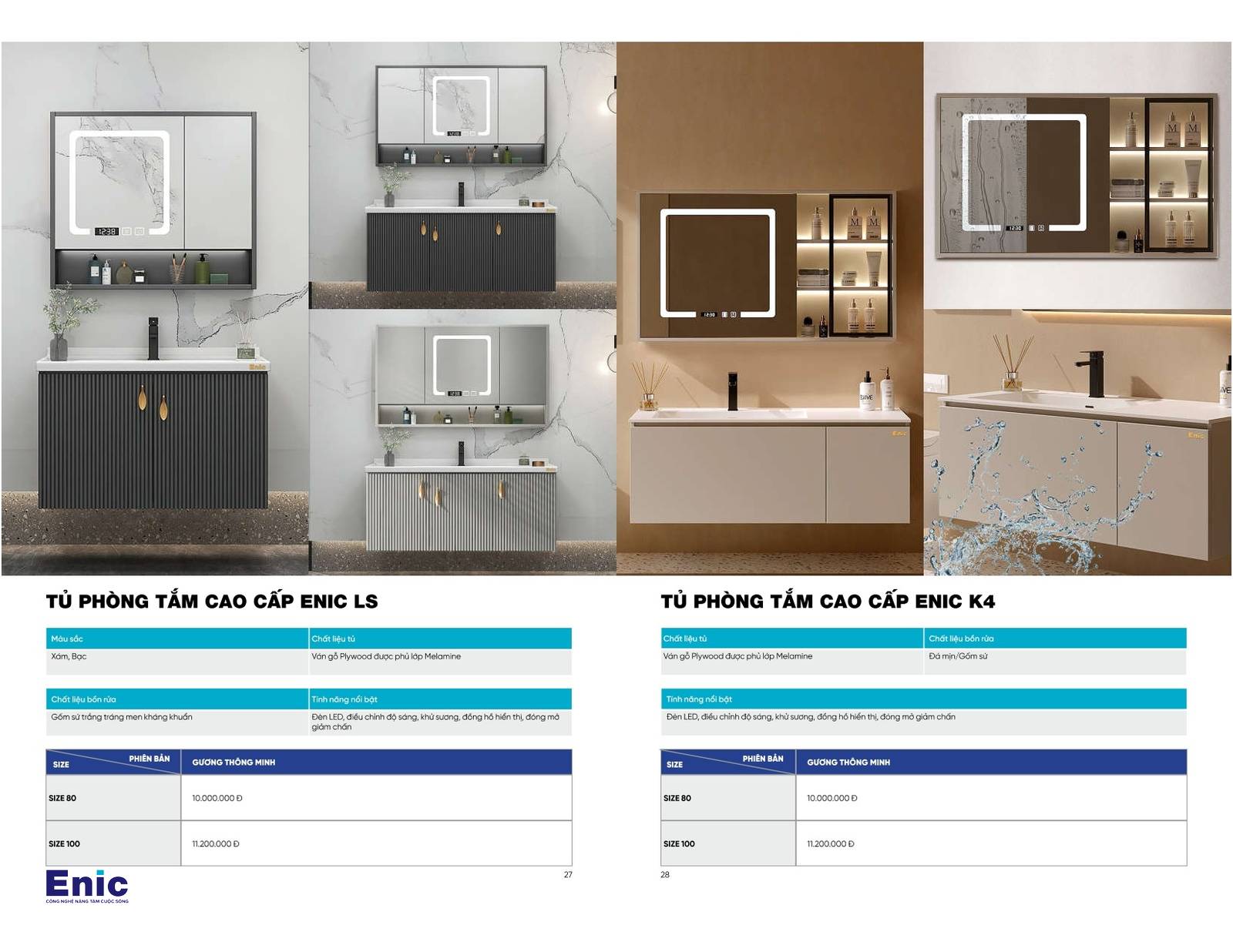 Thiết bị vệ sinh ENIC Catalogue và Bảng giá mới nhất 2024 /Page 14